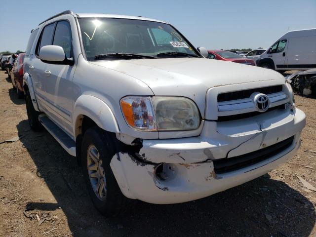 5TDBT48A76S270529 - 2006 TOYOTA SEQUOIA WHITE photo 1