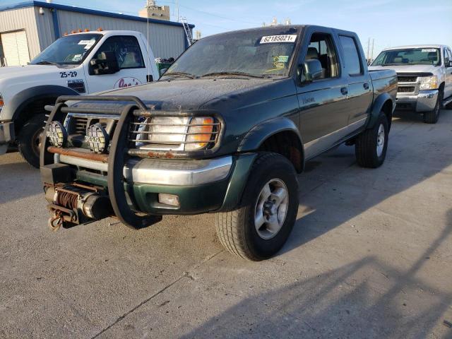 1N6ED27Y0YC362189 - 2000 NISSAN FRONTIER GREEN photo 2