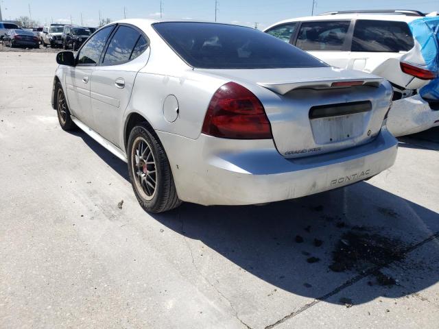 2G2WR524841363528 - 2004 PONTIAC GRAND PRIX ვერცხლისფერი ფოტო 3