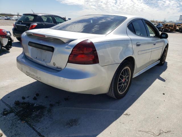 2G2WR524841363528 - 2004 PONTIAC GRAND PRIX ვერცხლისფერი ფოტო 4