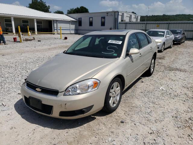 2G1WC583889261352 - 2008 CHEVROLET IMPALA BEIGE photo 2