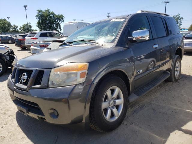 5N1AA08D28N603888 - 2008 NISSAN ARMADA SE GRAY photo 2