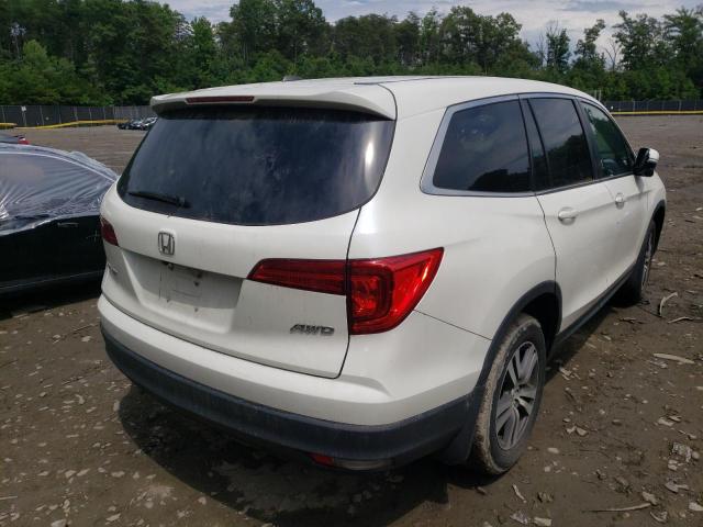 5FNYF6H53JB061673 - 2018 HONDA PILOT EXL Biały zdjęcie 4