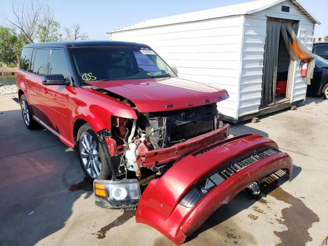2FMHK6DT8CBD17592 - 2012 FORD FLEX BURGUNDY photo 1