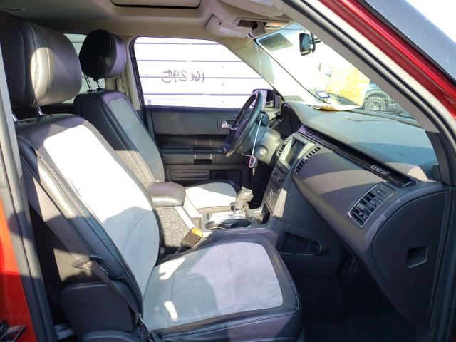 2FMHK6DT8CBD17592 - 2012 FORD FLEX BURGUNDY photo 5