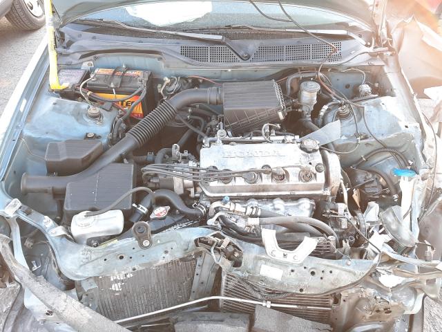 2HGEJ6612YH517007 - 2000 HONDA CIVIC BASE BLUE photo 7