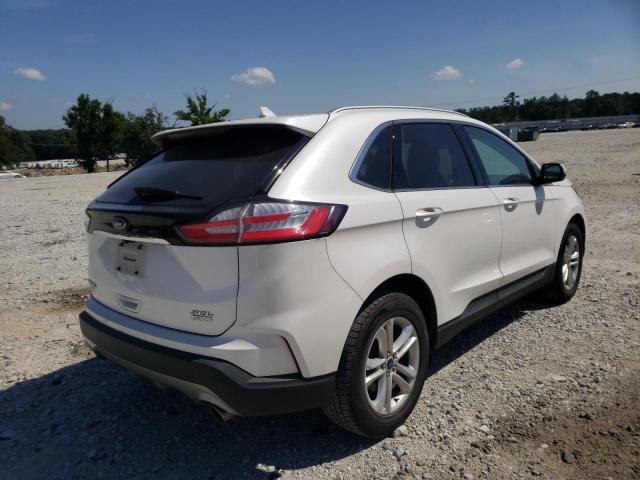 2FMPK3J91KBB85292 - 2019 FORD EDGE SEL WHITE photo 4