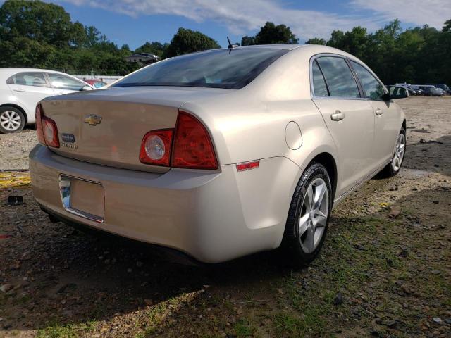 1G1ZC5EB8AF218054 - 2010 CHEVROLET MALIBU 1LT ოქროსფერი ფოტო 4