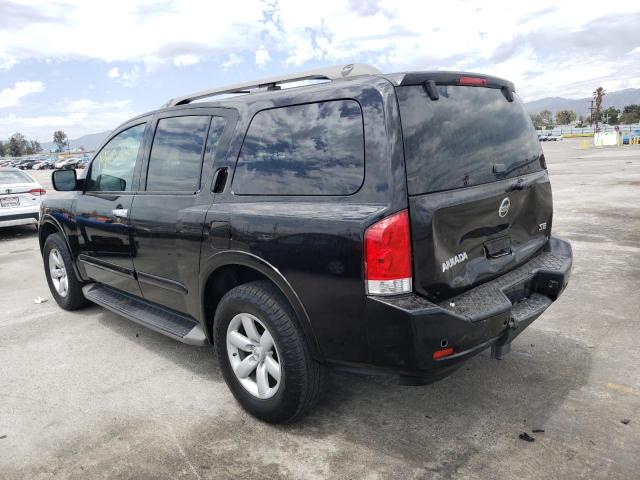 5N1AA08DX8N607297 - 2008 NISSAN ARMADA SE BLACK photo 3