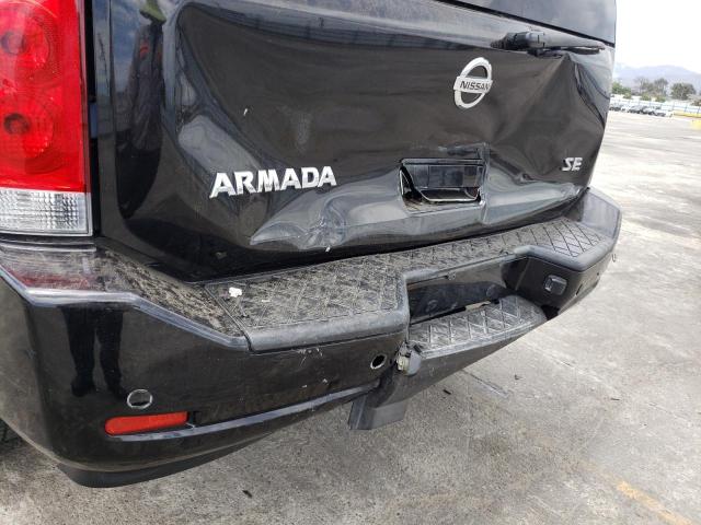 5N1AA08DX8N607297 - 2008 NISSAN ARMADA SE BLACK photo 9