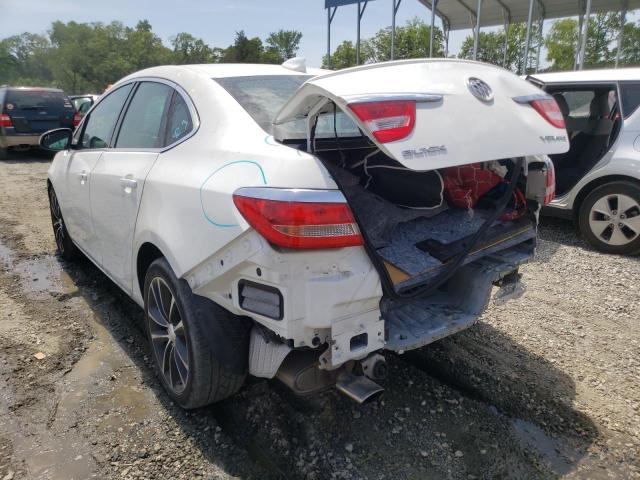 1G4PW5SK2G4172344 - 2016 BUICK VERANO SPO WHITE photo 3