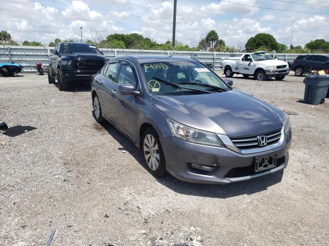 1HGCR2F89FA119195 - 2015 HONDA ACCORD EXL GRAY photo 1