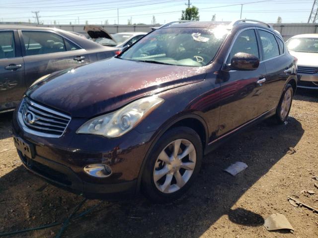 JNKAJ09F38M360651 - 2008 INFINITI EX35 BASE PURPLE photo 2