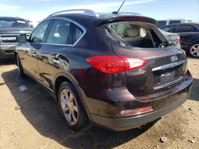 JNKAJ09F38M360651 - 2008 INFINITI EX35 BASE PURPLE photo 3