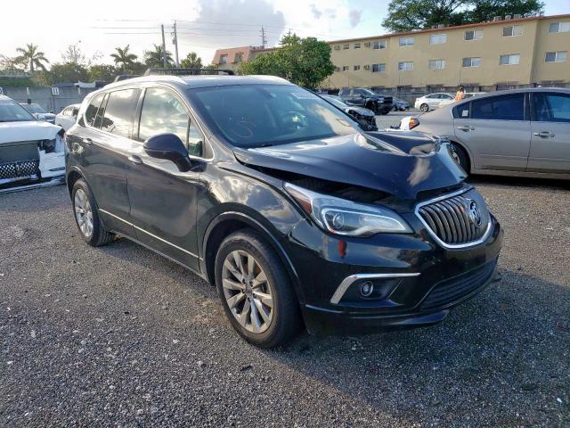 LRBFXBSAXHD044100 - 2017 BUICK ENVISION E BLACK photo 1