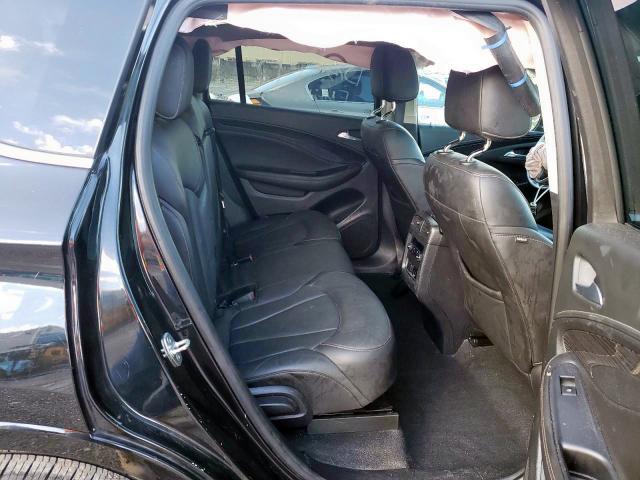 LRBFXBSAXHD044100 - 2017 BUICK ENVISION E BLACK photo 6