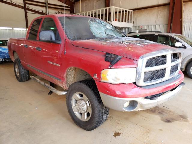 3D7KU28C24G213594 - 2004 DODGE RAM 2500 S RED photo 1