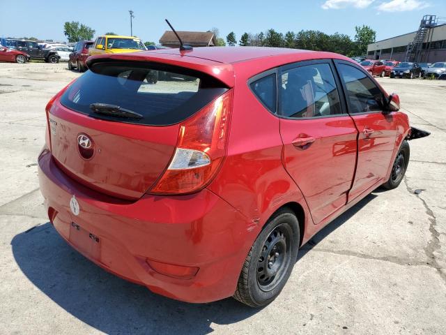 KMHCU5AE6DU084957 - 2013 HYUNDAI ACCENT GLS RED photo 4