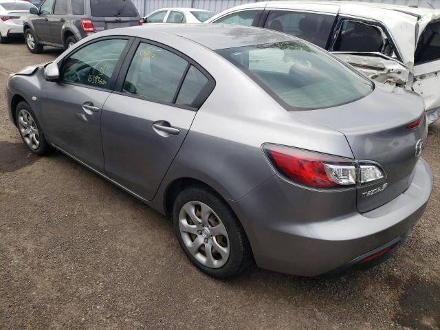 JM1BL1SF7A1293057 - 2010 MAZDA 3 I GRAY photo 3