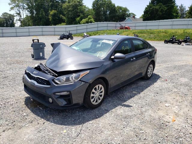 3KPF24AD7ME373224 - 2021 KIA FORTE FE GRAY photo 2