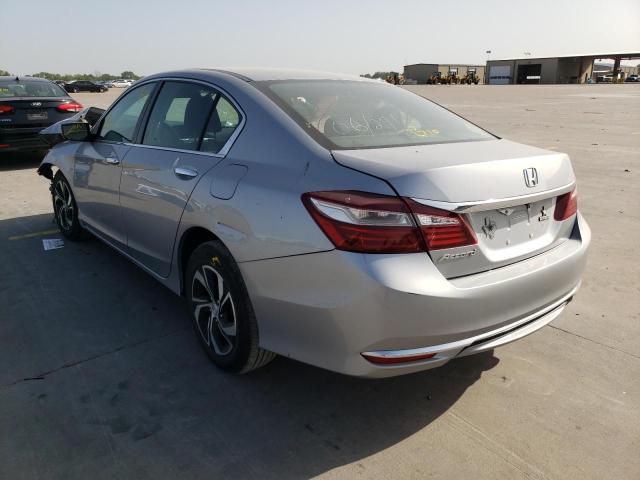 1HGCR2F34HA265351 - 2017 HONDA ACCORD LX SILVER photo 3