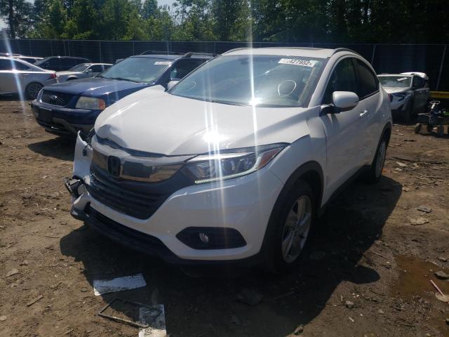 3CZRU6H50KM737109 - 2019 HONDA HR-V EX WHITE photo 2