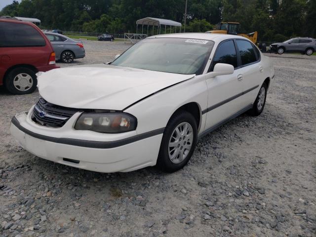 2G1WF55K039285950 - 2003 CHEVROLET IMPALA WHITE photo 2