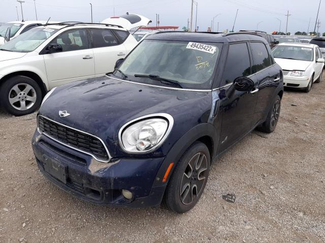 WMWZC5C53BWM10078 - 2011 MINI COOPER S C BLUE photo 2