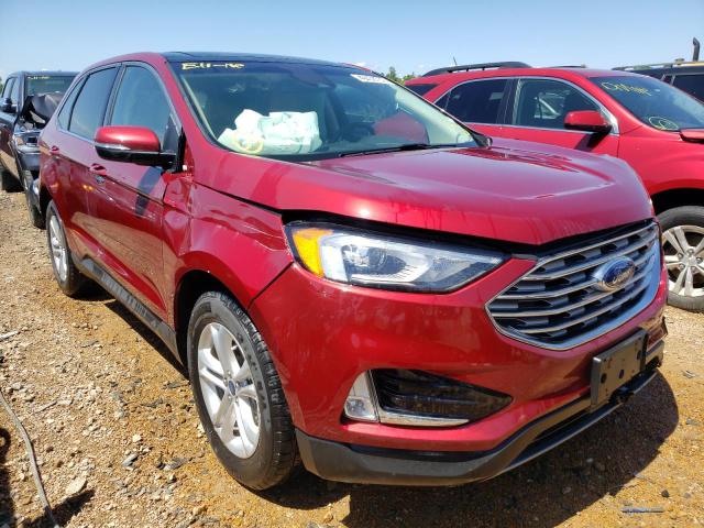 2FMPK3J93KBC47887 - 2019 FORD EDGE SEL RED photo 1