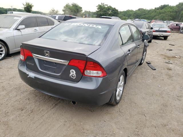 2HGFA16619H327574 - 2009 HONDA CIVIC LX-S Сұр фото 4