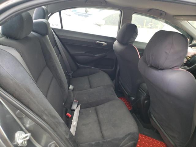 2HGFA16619H327574 - 2009 HONDA CIVIC LX-S Сұр фото 6