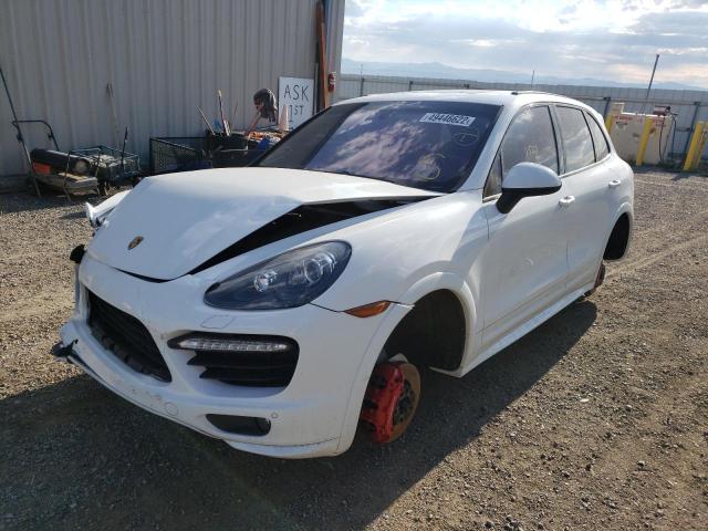 WP1AD2A24ELA73476 - 2014 PORSCHE CAYENNE GT WHITE photo 2