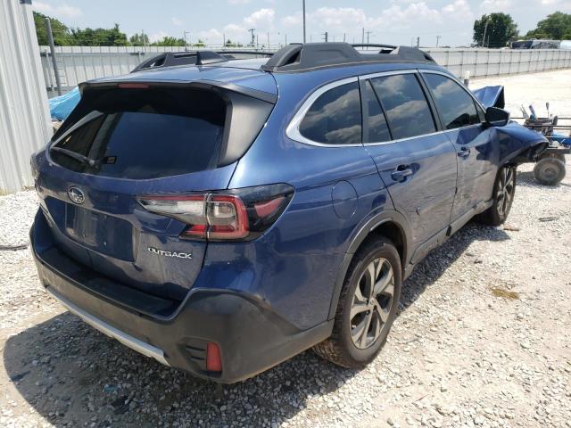 4S4BTANC8L3254935 - 2020 SUBARU OUTBACK LI BLUE photo 4