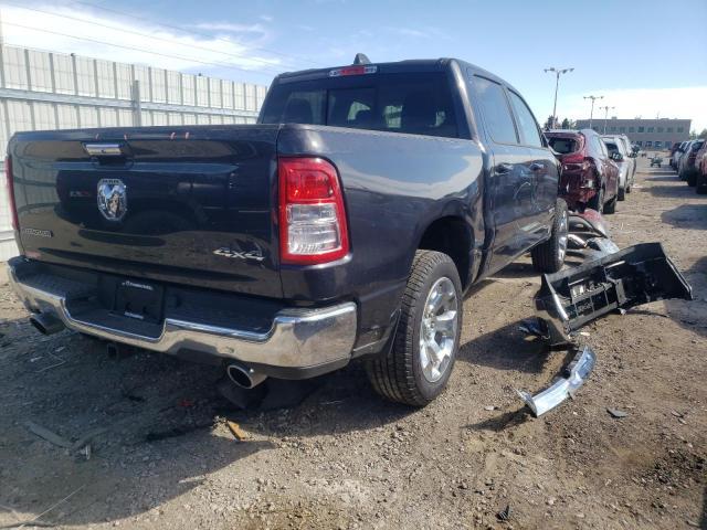 1C6SRFFT5KN660034 - 2019 RAM 1500 BIG H BLUE photo 4