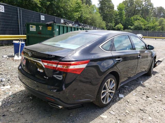 4T1BK1EB6FU153241 - 2015 TOYOTA AVALON XLE BLACK photo 4