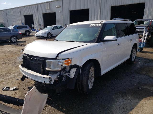 2FMGK5CC9CBD13641 - 2012 FORD FLEX SEL WHITE photo 2