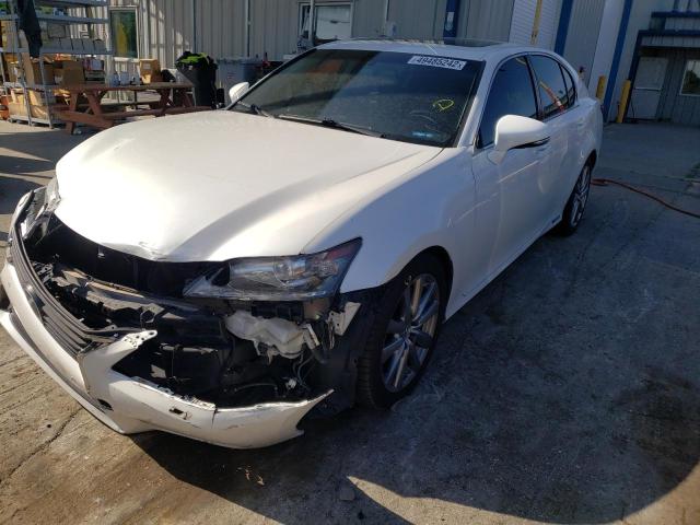 JTHBS1BLXD5004192 - 2013 LEXUS GS 450H WHITE photo 2