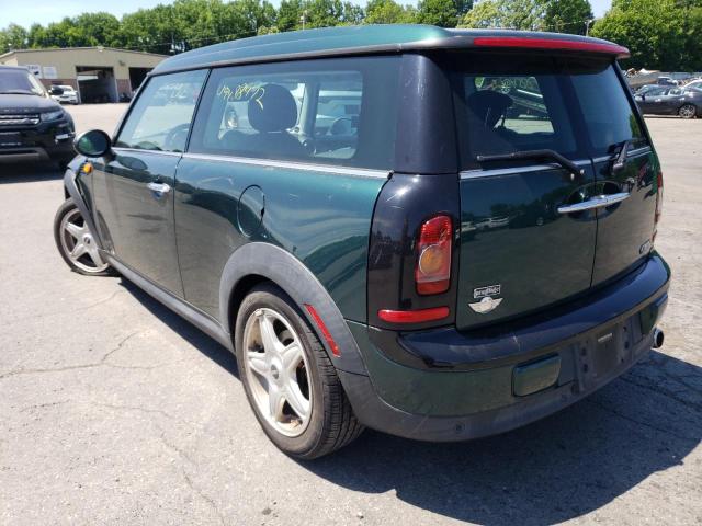 WMWML33558TP97063 - 2008 MINI COOPER CLU GREEN photo 3