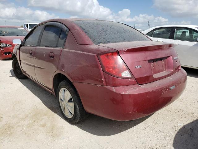 1G8AJ55F47Z112778 - 2007 SATURN ION LEVEL MAROON photo 3