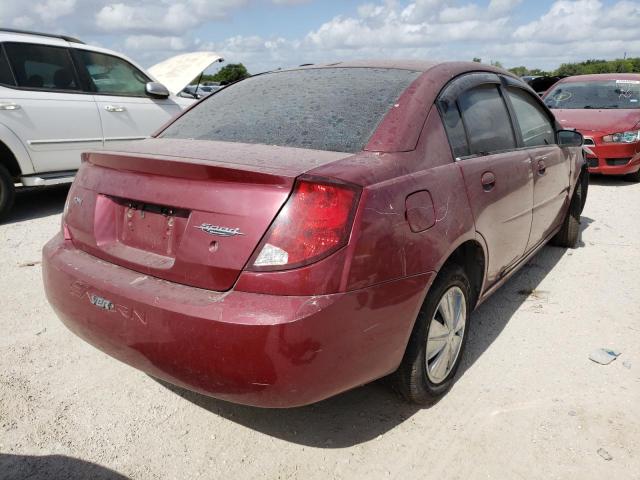 1G8AJ55F47Z112778 - 2007 SATURN ION LEVEL MAROON photo 4