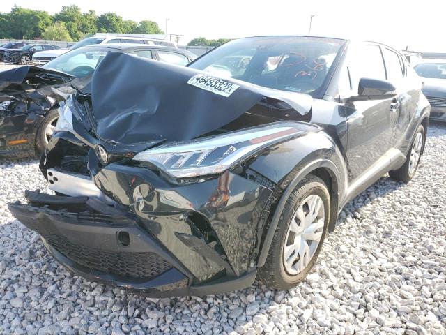 JTNKHMBX7L1080877 - 2020 TOYOTA C-HR XLE BLACK photo 2