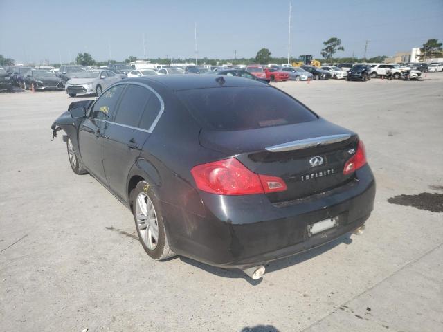 JN1DV6AP8CM812471 - 2012 INFINITI G25 BASE BLACK photo 3