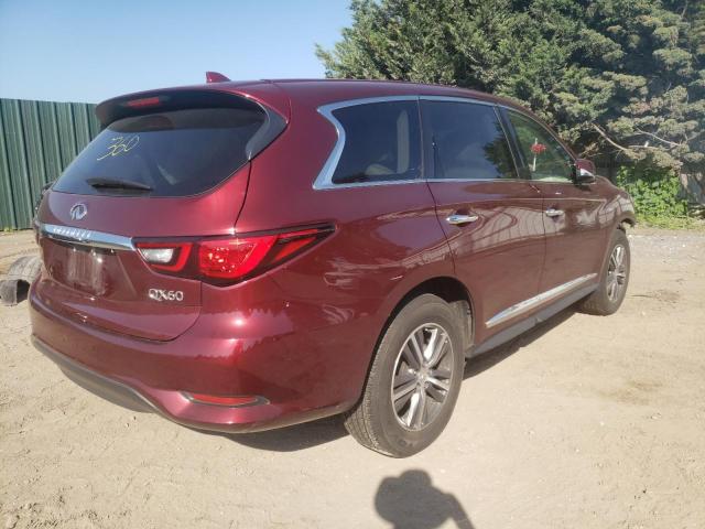 5N1DL0MM3KC509857 - 2019 INFINITI QX60 LUXE BURGUNDY photo 4