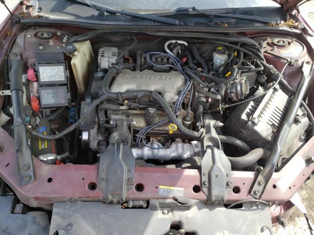 2G1WW12E029289809 - 2002 CHEVROLET MONTE CARL 勃艮第红 照片 7