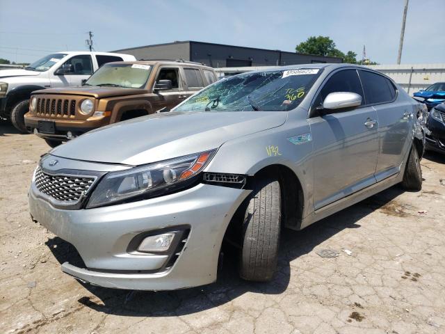 KNAGM4AD7F5084600 - 2015 KIA OPTIMA HYB SILVER photo 2