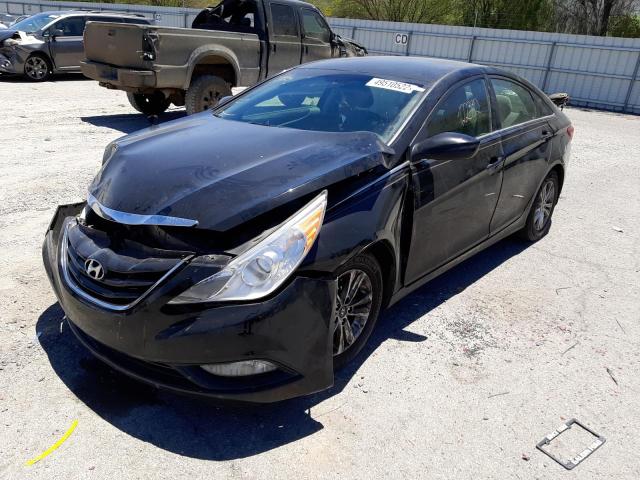 5NPEB4AC5DH703683 - 2013 HYUNDAI SONATA GLS BLACK photo 2