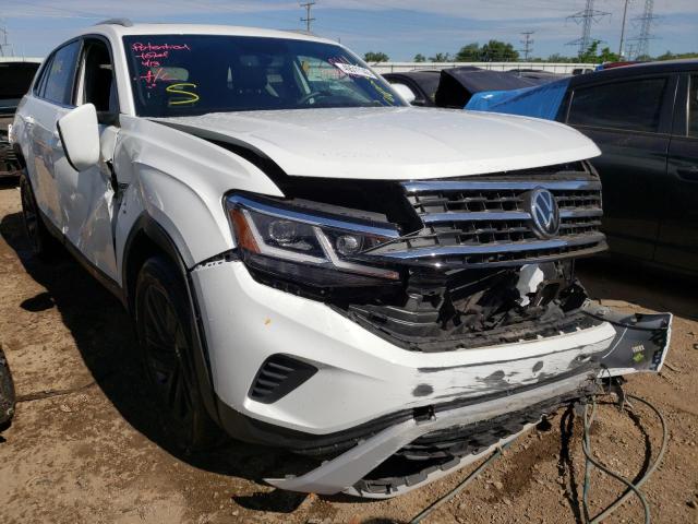 1V2KE2CA9NC201622 - 2022 VOLKSWAGEN ATLAS CROS Белый фото 1
