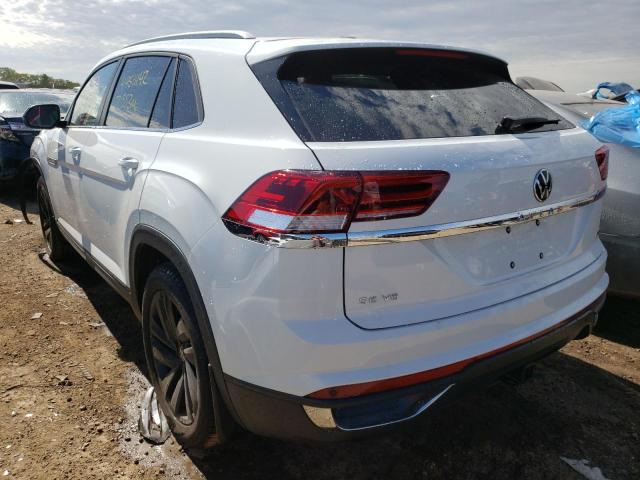 1V2KE2CA9NC201622 - 2022 VOLKSWAGEN ATLAS CROS Белый фото 3