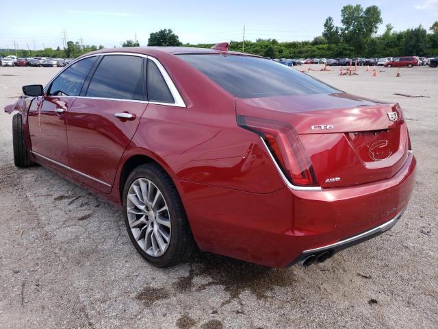 1G6KD5RS3JU124369 - 2018 CADILLAC CT6 LUXURY RED photo 3