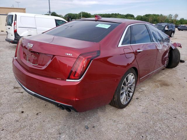1G6KD5RS3JU124369 - 2018 CADILLAC CT6 LUXURY RED photo 4